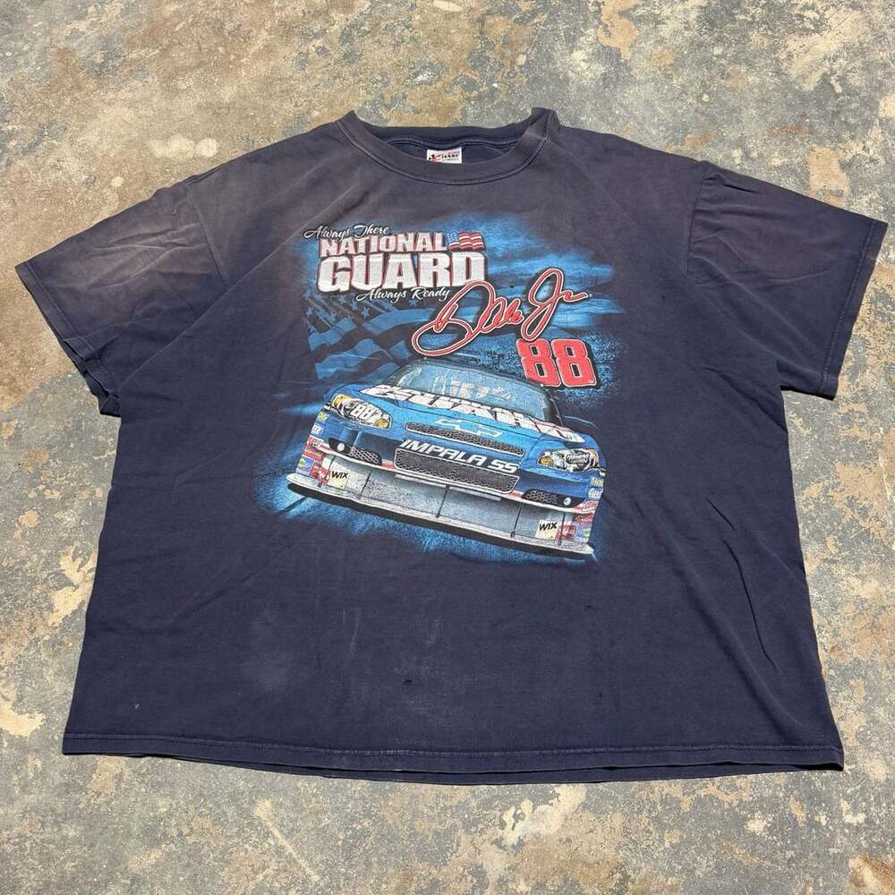 Vintage Chase Authentics Dale Earnhardt Jr 88 National Guard T-Shirt
